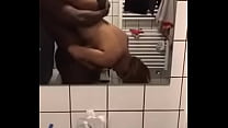 @Iamukbull cuckold Girl cheats on bf with friend at party in bathroom lost bet